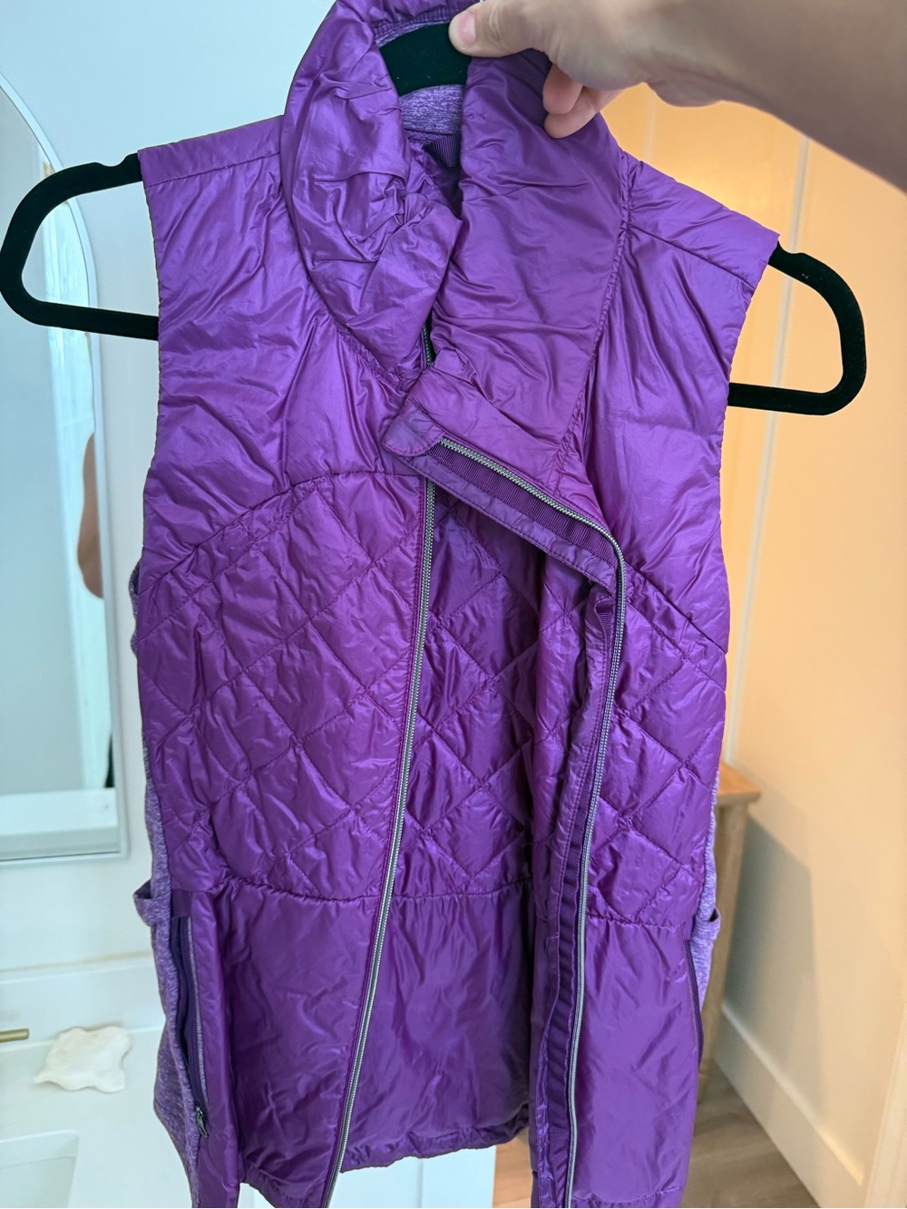 lululemon athletica Quilted Purple Packable Vest
